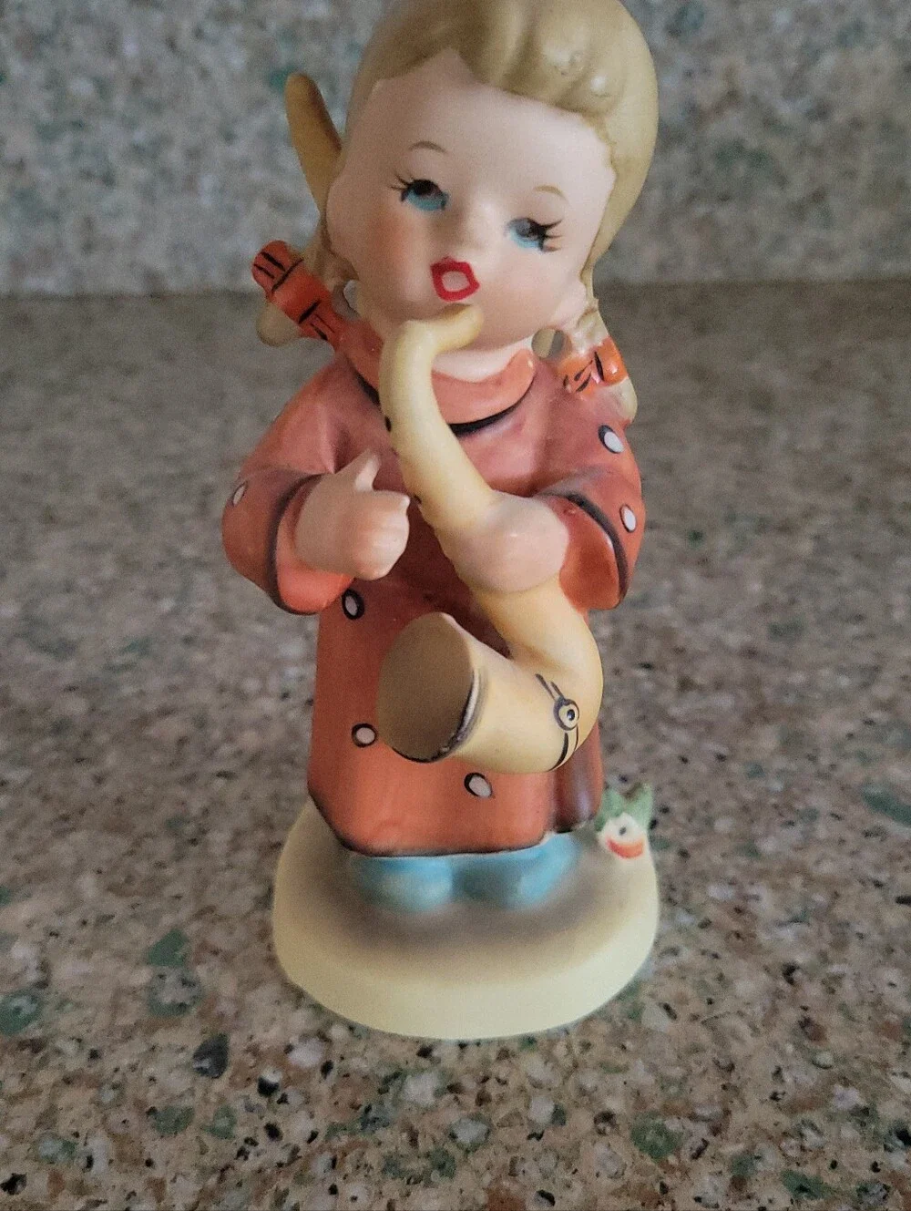 Vintage Angel With Saxophone By Nanco Japan